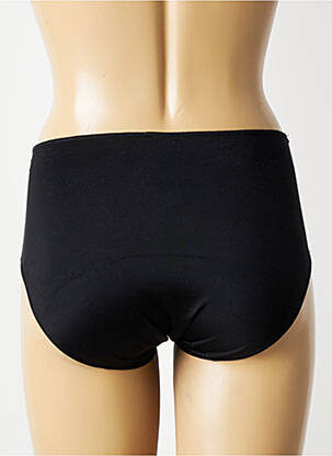 Shorty tissage satiné noir MAISON LEJABY femme