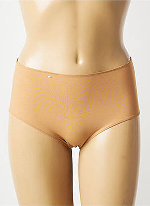 Culotte haute stretch marron MAISON LEJABY femme