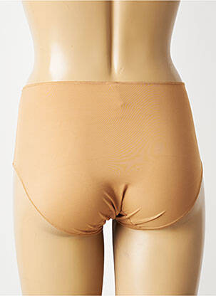 Culotte haute stretch marron MAISON LEJABY femme