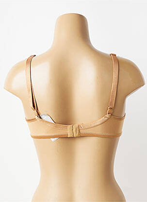 Soutien-gorge effet matière satinée haut soutien-gorge emboitant marron LEJABY femme