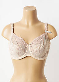 Soutien-gorge effet matière satinée haut soutien-gorge emboitant rose CONTURELLE femme