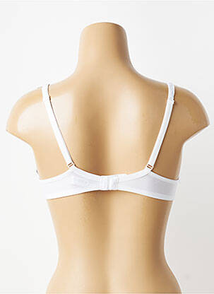 Soutien-gorge effet matière satinée haut soutien-gorge emboitant blanc CONTURELLE femme