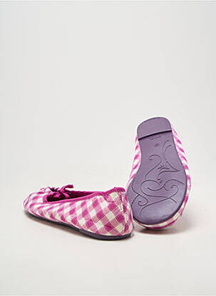 Ballerines bout rond talon plat jusqu'à 3cm violet LE CHAT femme