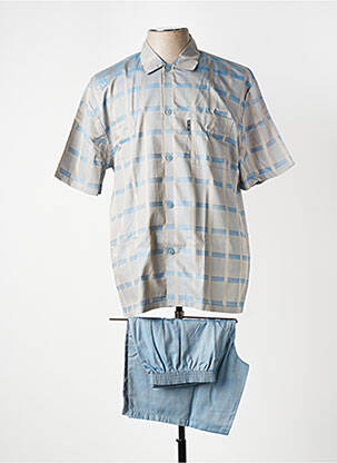 Pyjashort imprimé pois bleu HOM homme