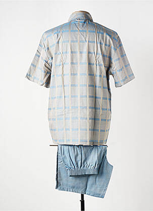 Pyjashort imprimé pois bleu HOM homme