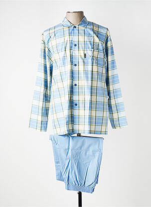Pyjama coupe droite bleu HOM homme
