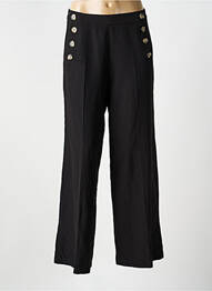 Pantalon droit coupe droite noir RUE DES ABBESSES femme