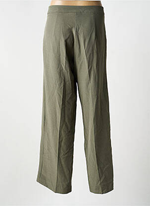 Pantalon droit coupe droite vert RUE DES ABBESSES femme