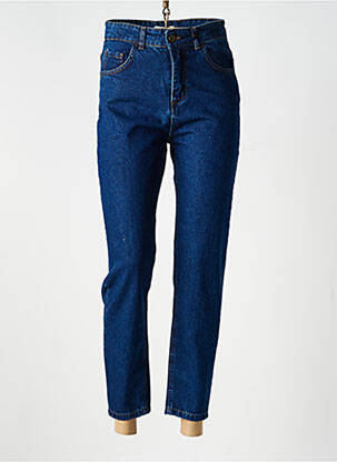 Jeans coupe slim fermeture zippée sous rabat boutonné bleu PAKO LITTO femme