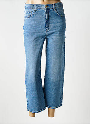 Jeans coupe droite stretch taille normale bleu NAGEV femme