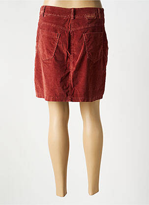 Jupe courte poches marron PAKO LITTO femme