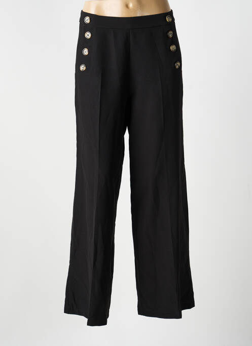 Pantalon droit coupe droite noir RUE DES ABBESSES femme