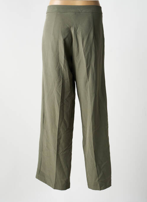 Pantalon droit coupe droite vert RUE DES ABBESSES femme