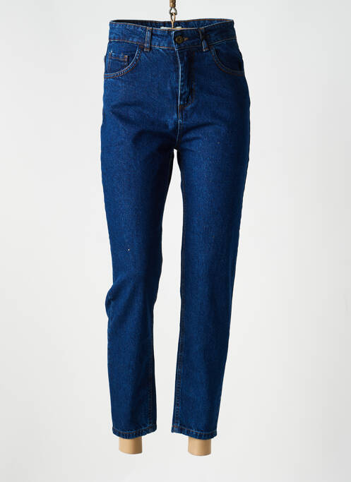Jeans coupe slim fermeture zippée sous rabat boutonné bleu PAKO LITTO femme