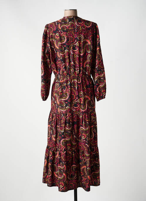 Robe longue manches longues manches longues noir RUE DES ABBESSES femme