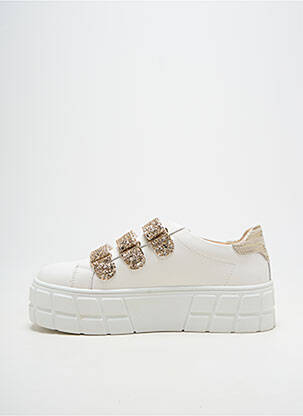 Baskets tissage tissage pailleté talon de 4 à 6cm or VANESSA WU femme