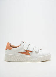 Baskets bout rond talon plat jusqu'à 3cm orange VANESSA WU femme