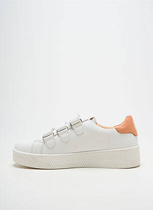 Baskets bout rond talon plat jusqu'à 3cm orange VANESSA WU femme