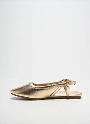 Sandales/nu pieds chiquet talon plat jusqu'à 3cm or VANESSA WU femme