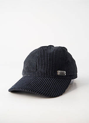 Casquette visière souple noir BOCAGE homme