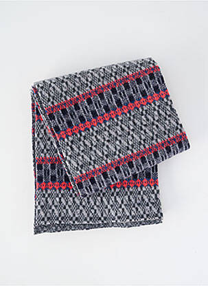 Echarpe imprimé géométrique gris MACKIE homme