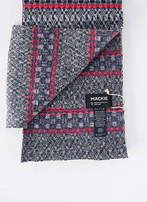 Echarpe imprimé géométrique gris MACKIE homme