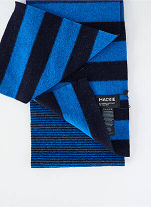 Echarpe imprimé rayures bleu MACKIE homme