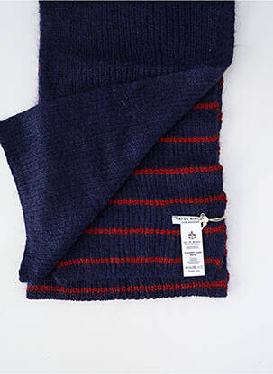 Echarpe imprimé rayures bleu MAT DE MISAINE homme