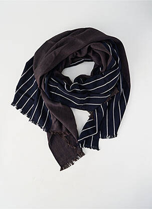 Foulard tissage popeline bleu MAT DE MISAINE homme