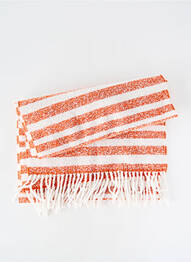 Echarpe maille tricot orange MAT DE MISAINE femme