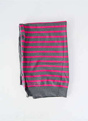 Poncho rose MOUSQUETON femme