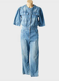 Combi-pantalon manches courtes manches courtes bleu ATELIER BÔ..M femme