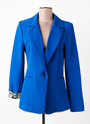 Blazer poches bleu STUDIO PARISIEN femme