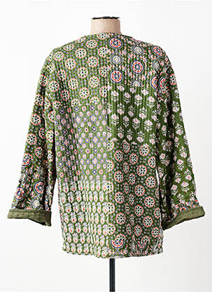 Veste casual coupe droite vert MAMOUCHKA femme