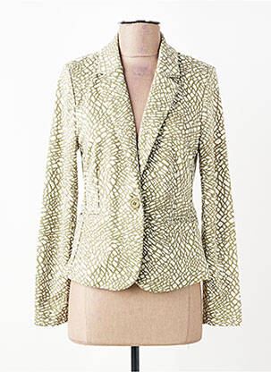 Blazer coupe cintrée vert B.YOUNG femme