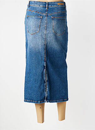 Jupe longue taille normale bleu B.YOUNG femme