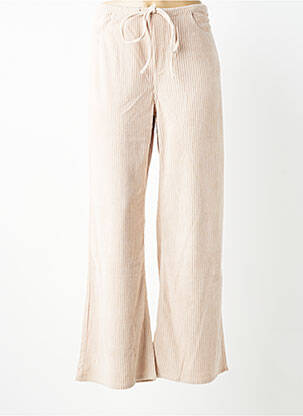Pantalon large poches taille normale beige COMPAÑIA FANTASTICA femme