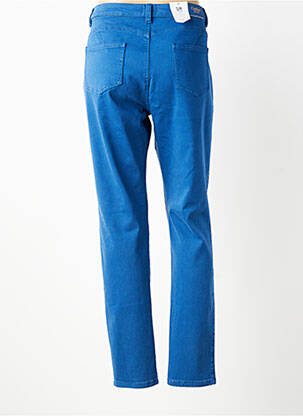 Pantalon slim stretch taille normale bleu C'EST BEAU LA VIE femme
