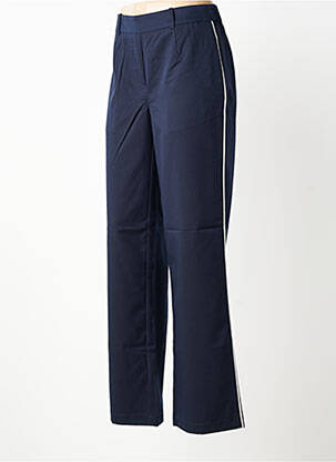 Pantalon large poches taille normale bleu VERO MODA femme