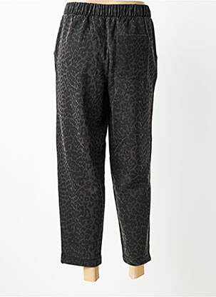 Pantalon 7/8 taille élastique taille normale gris PIECES femme