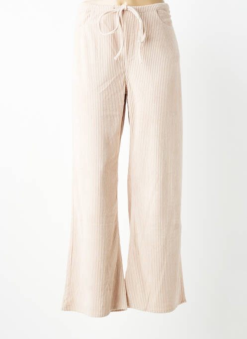 Pantalon large poches taille normale beige COMPAÑIA FANTASTICA femme