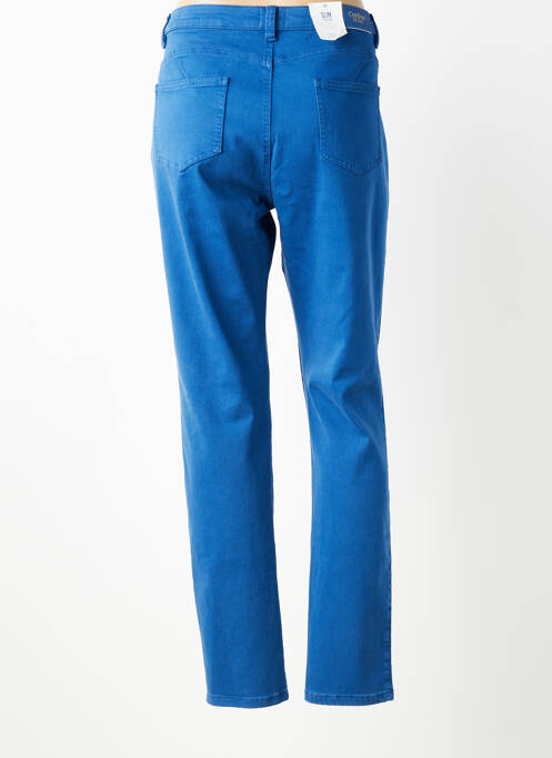 Pantalon slim stretch taille normale bleu C'EST BEAU LA VIE femme
