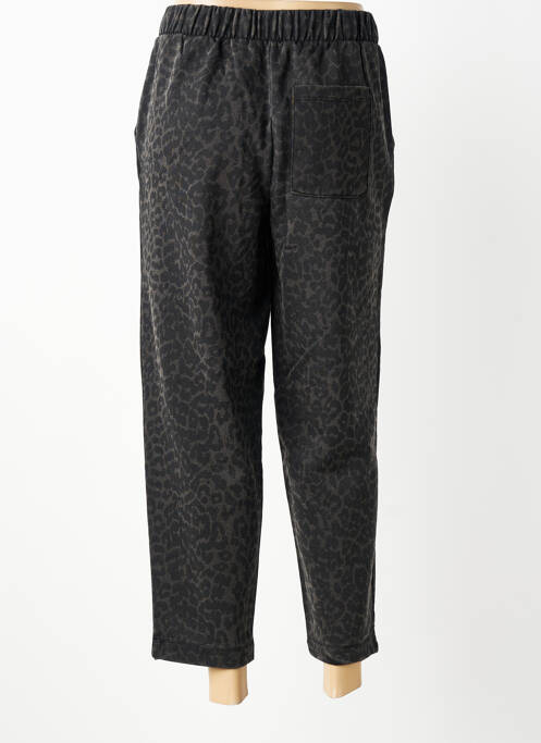 Pantalon 7/8 taille élastique taille normale gris PIECES femme