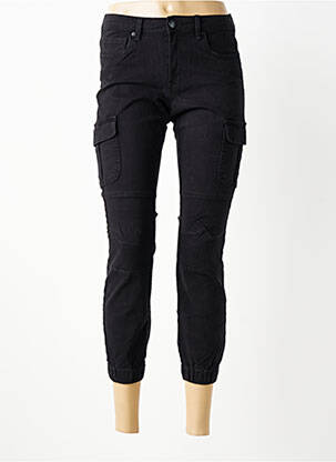 Pantalon cargo resserrée sur le bas taille normale noir VERO MODA femme