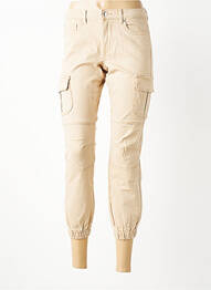 Pantalon cargo taille normale taille normale beige VERO MODA femme
