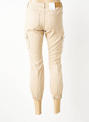 Pantalon cargo resserrée sur le bas taille normale beige VERO MODA femme