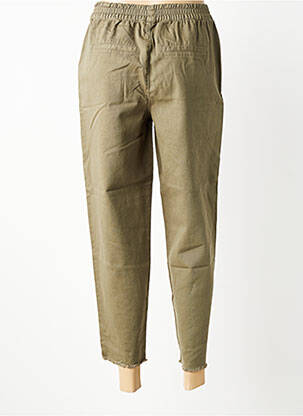 Pantalon chino taille normale taille normale vert PIECES femme