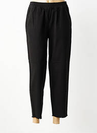 Pantalon chino taille normale taille normale noir PIECES femme