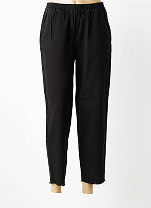 Pantalon chino taille normale taille normale noir PIECES femme