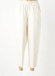 Pantalon chino taille normale taille normale beige PIECES femme